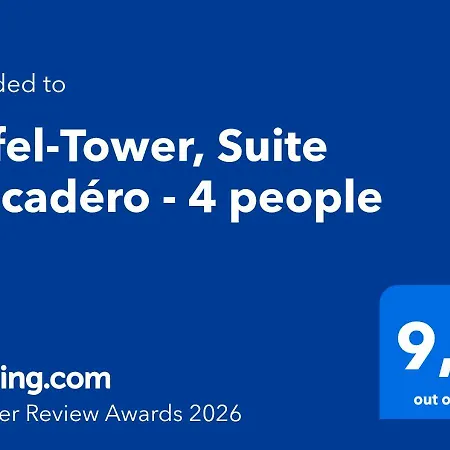 Eiffel-tower, Trocadero - 4 People Апартаменты